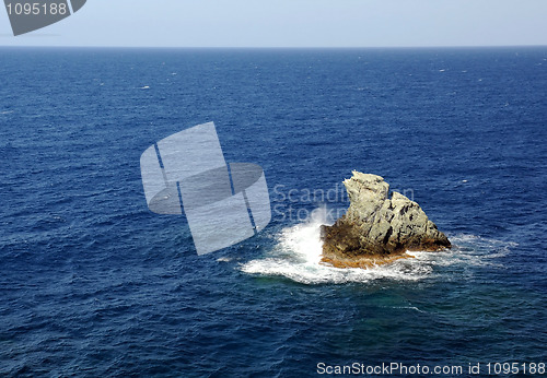 Image of Rock in the Sea