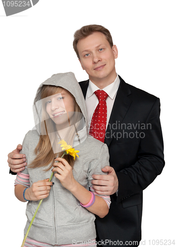 Image of Dad with a teenage daughter