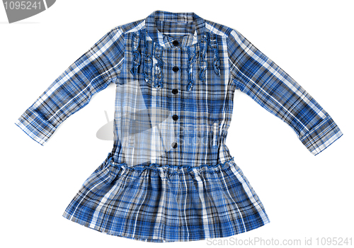 Image of Blue plaid shirt