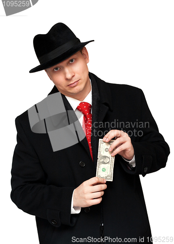 Image of man with the dollar 