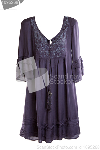 Image of purple women's dress