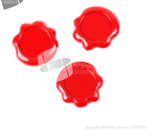 Image of Three red seal 
