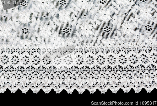 Image of White lace with