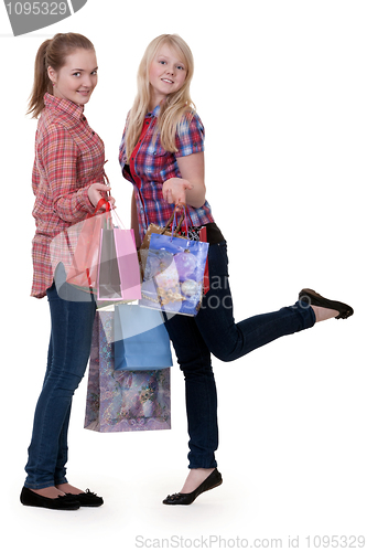 Image of Two young beautiful girls