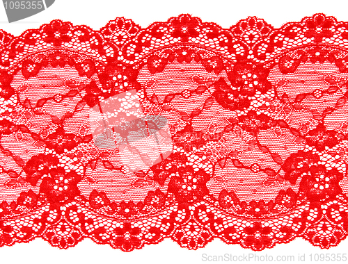 Image of Red lace