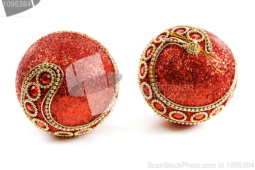 Image of red Christmas balls