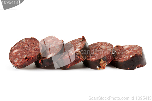 Image of Blood sausage cut into slices