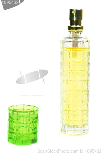 Image of Yellow perfume bottle