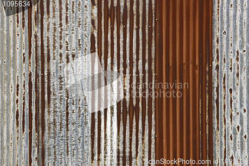 Image of corrugated rusty iron