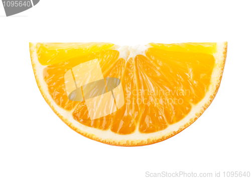 Image of Perfect orange boat isolated on white