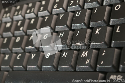 Image of Black keyboard