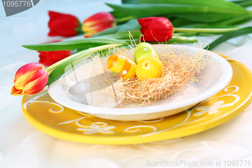 Image of Easter place setting