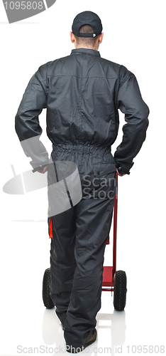 Image of manual worker back view