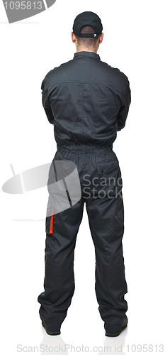 Image of manual worker back view