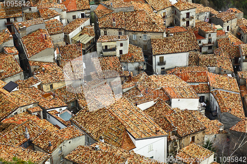 Image of san donato di ninea view from above