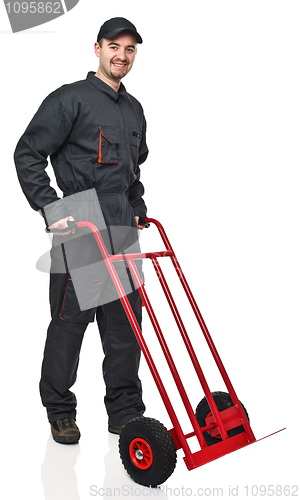 Image of smiling worker
