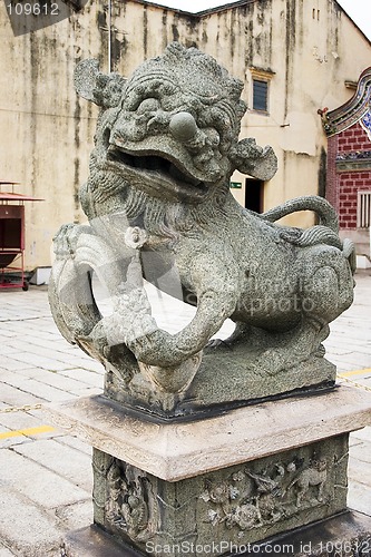 Image of Chinese Lion Statue
