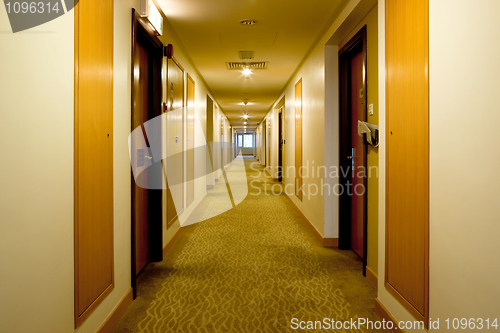 Image of Carpeted corridor