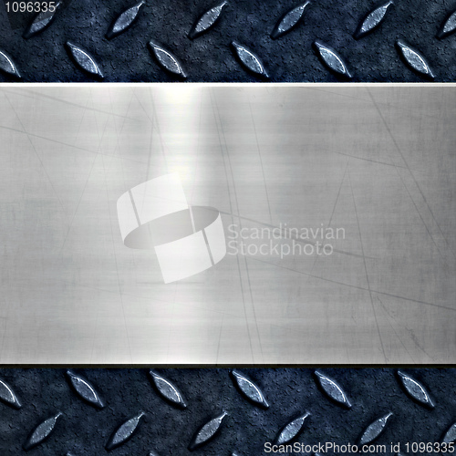 Image of old metal background texture