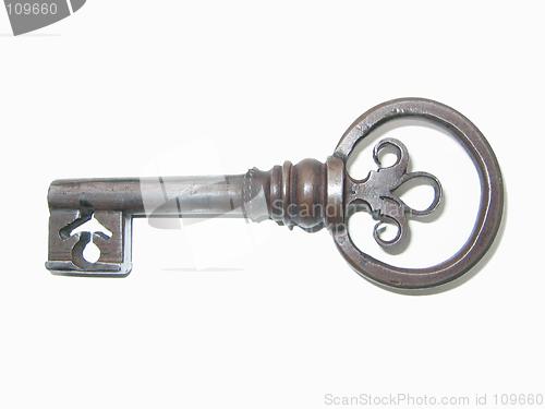 Image of Wrought iron key