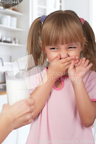 Image of Girl with milk