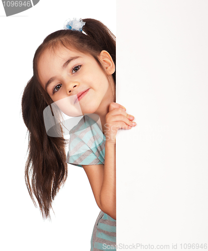 Image of Girl with white board