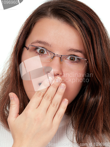 Image of Portrait emotional woman