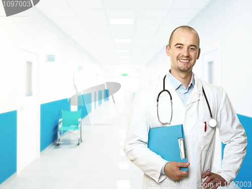 Image of smiling young doctor