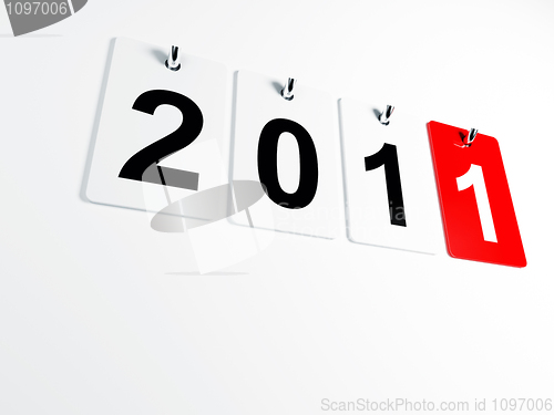 Image of 2011 3d background