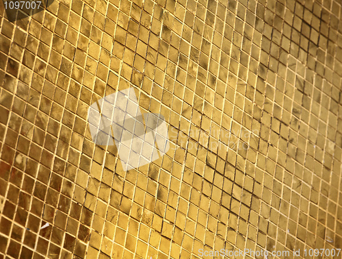 Image of golden tiles