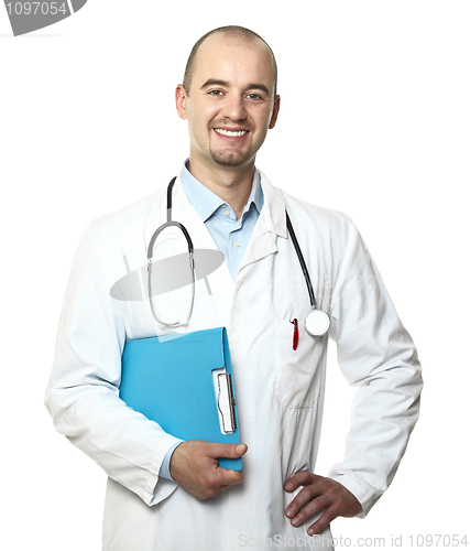 Image of young smiling doctor