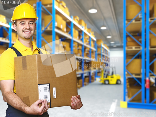 Image of manual worker with parcel