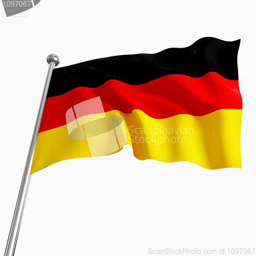 Image of german flag 3d