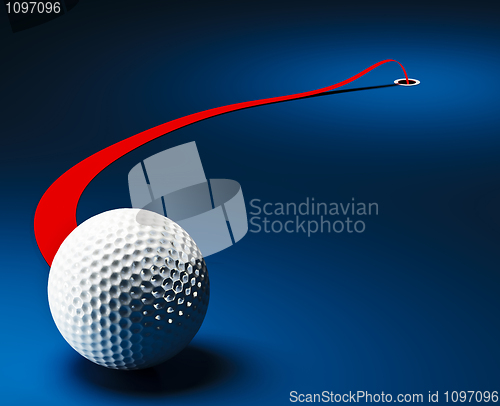 Image of golf ball background