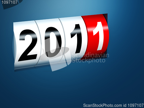 Image of 2011 new year background