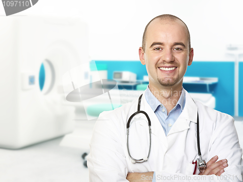 Image of confident doctor portrait