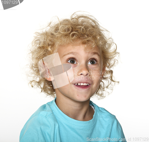 Image of blond boy portrait