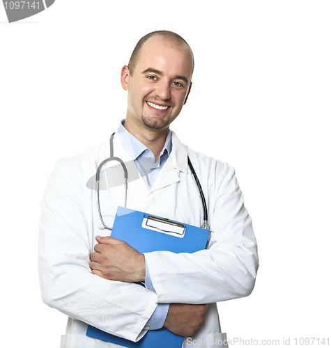 Image of smiling young doctor