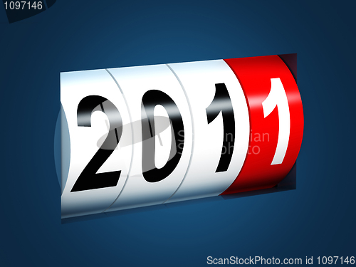 Image of 2011 new year background
