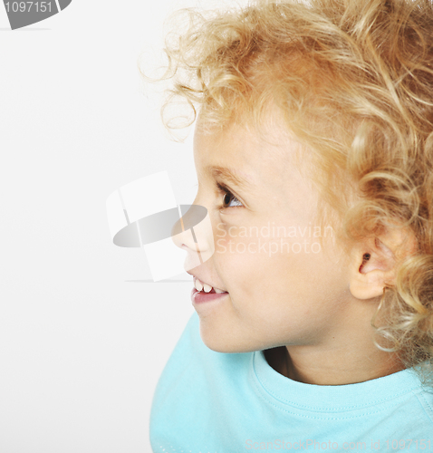 Image of blonde kid portrait