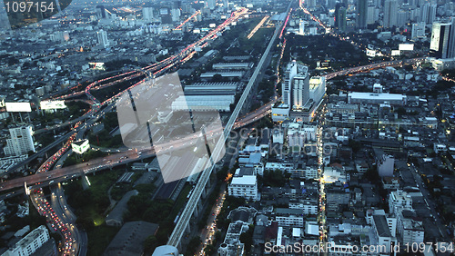 Image of bangkok night view