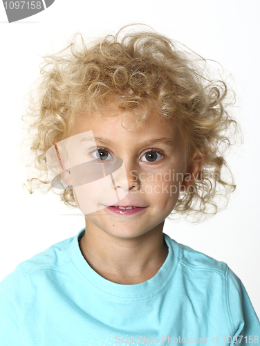 Image of blond boy portrait