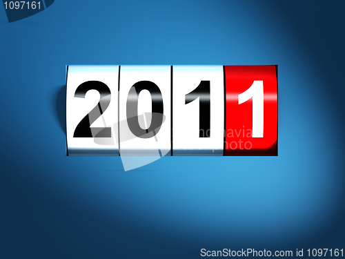 Image of 2011 new year background