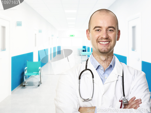 Image of young doctor portrait