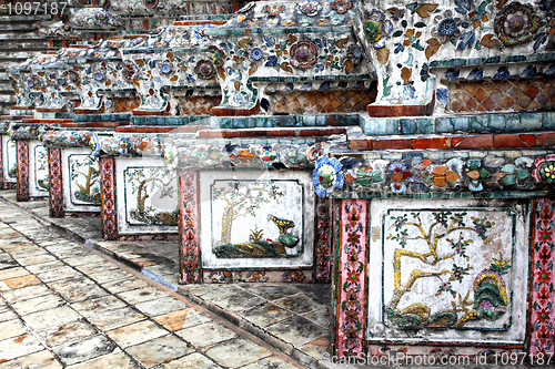 Image of detail of Wat Arun temple