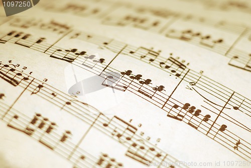 Image of printed music