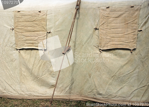 Image of military tent