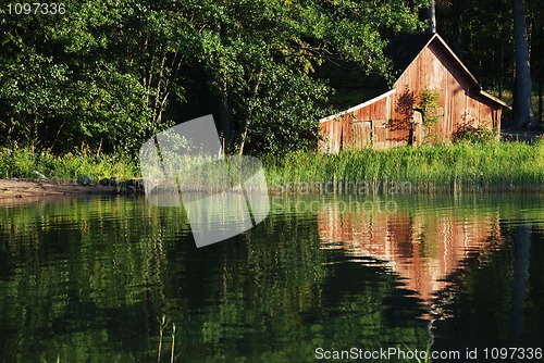 Image of old boat-house