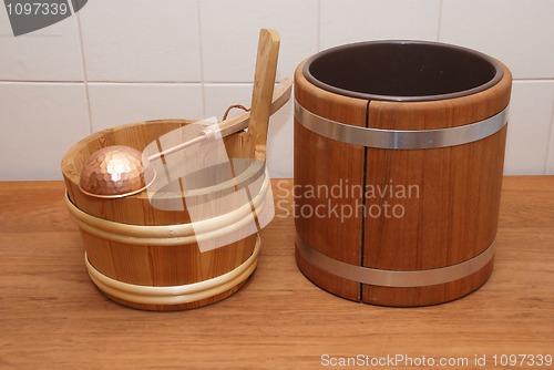 Image of bathing wash-tubs