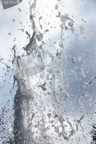 Image of water splashes